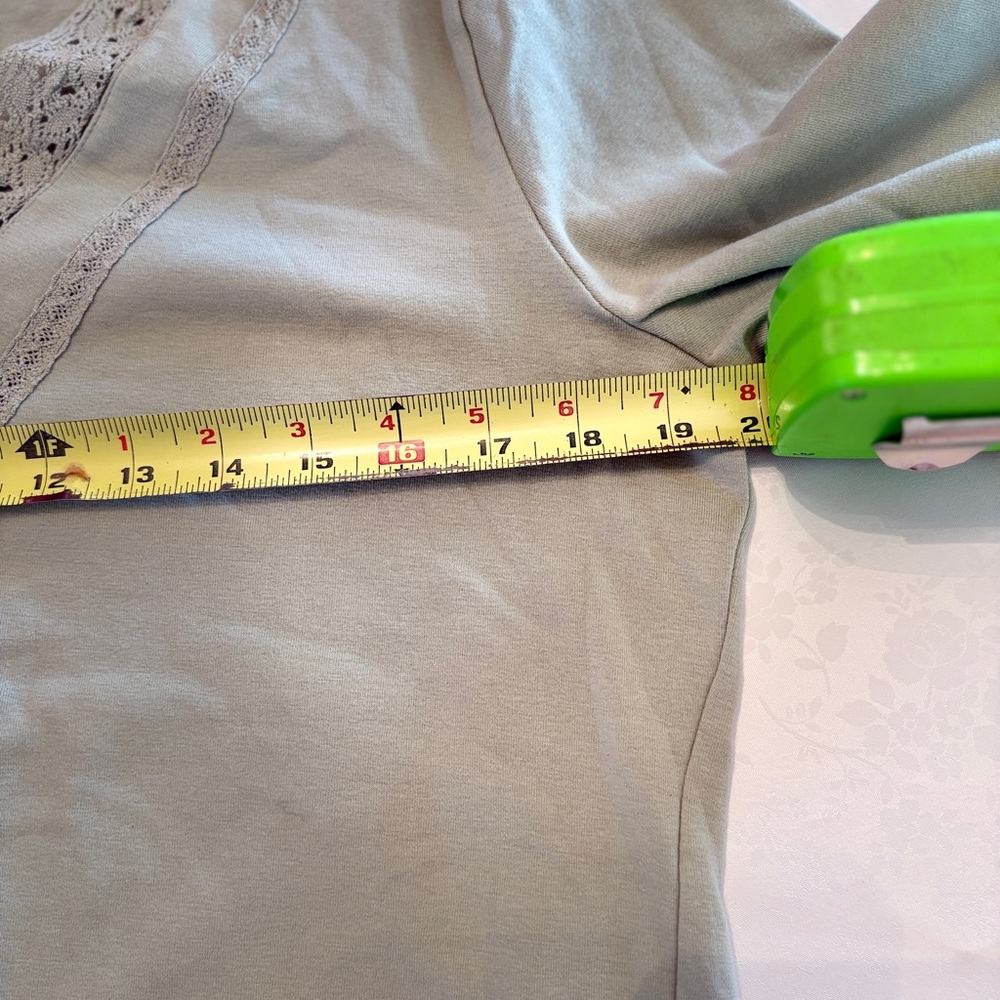 Lot of 3 Lauren Ralph Lauren Lace-Trim Henley Tops XL - Picture 8 of 11